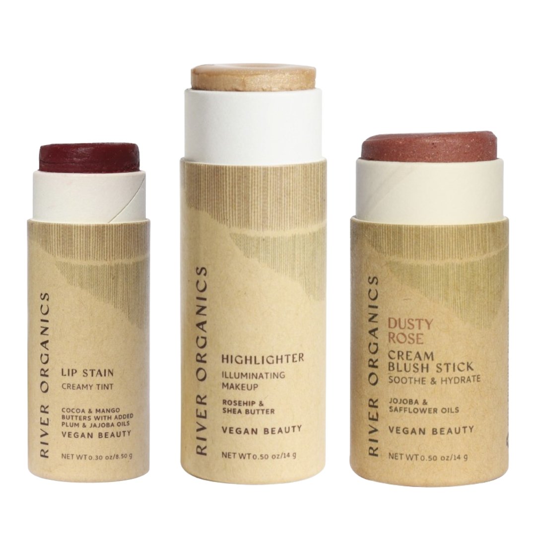Lip + Highlighter + Blush Set - River Organics