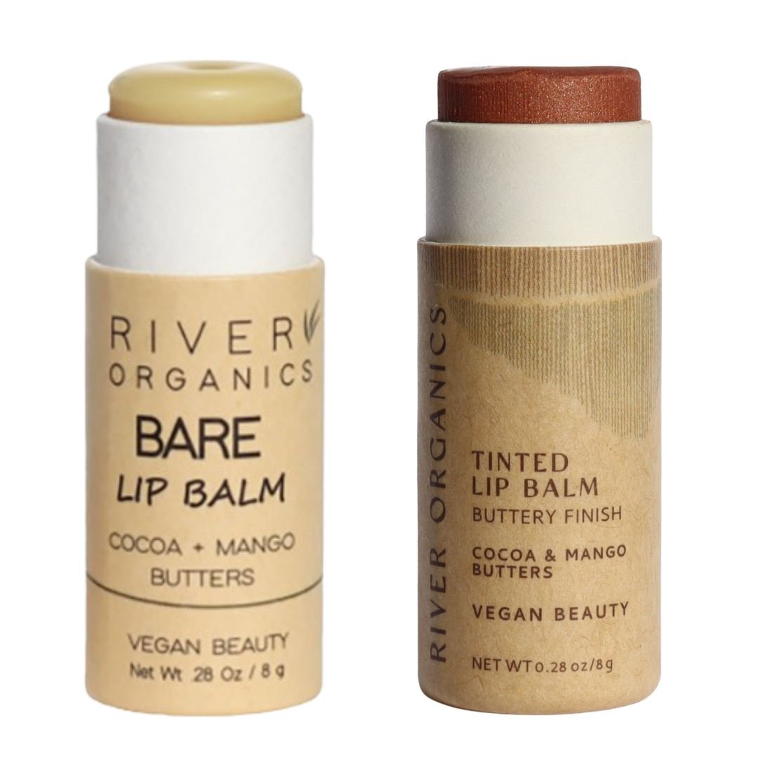 Set of 2 Lip Balms or Lip Stains - River Organics