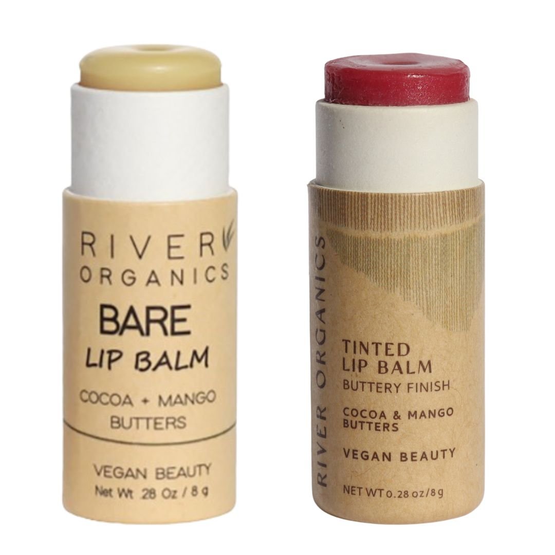 Set of 2 Lip Balms or Lip Stains - River Organics