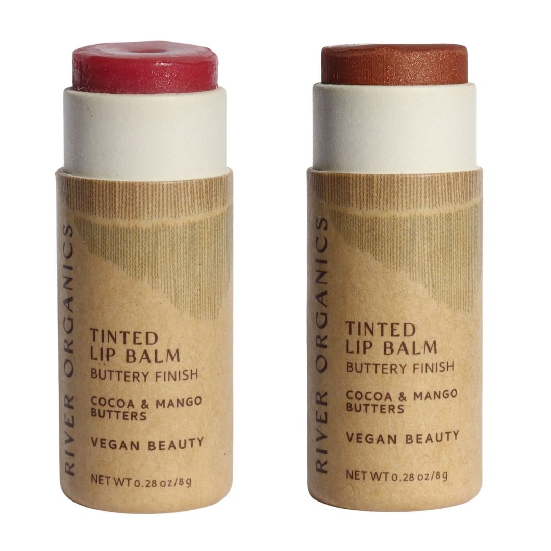 Set of 2 Lip Balms or Lip Stains - River Organics