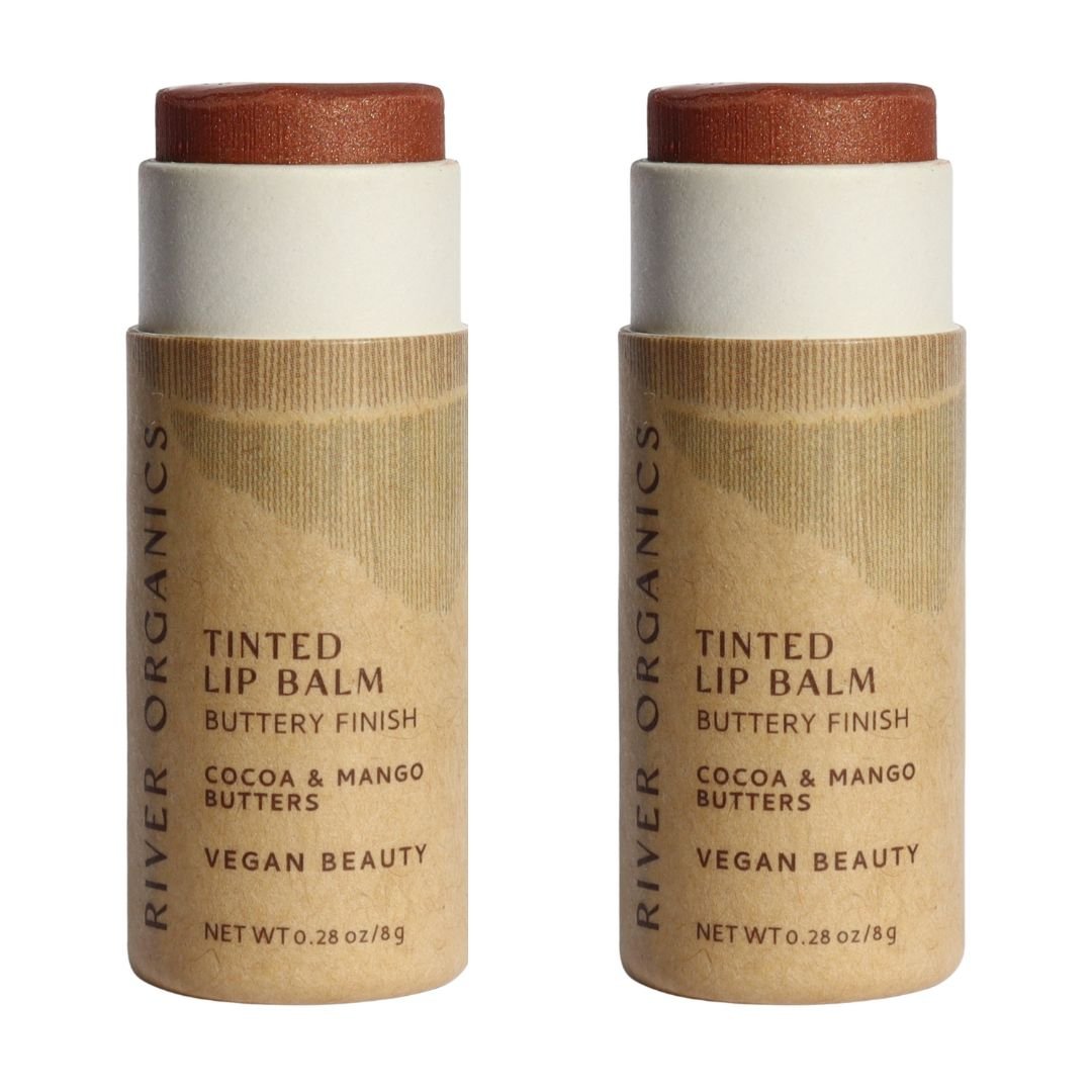 Set of 2 Lip Balms or Lip Stains - River Organics