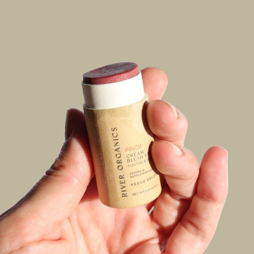 Creamy Vegan Blush Stick - Pinch - River Organics