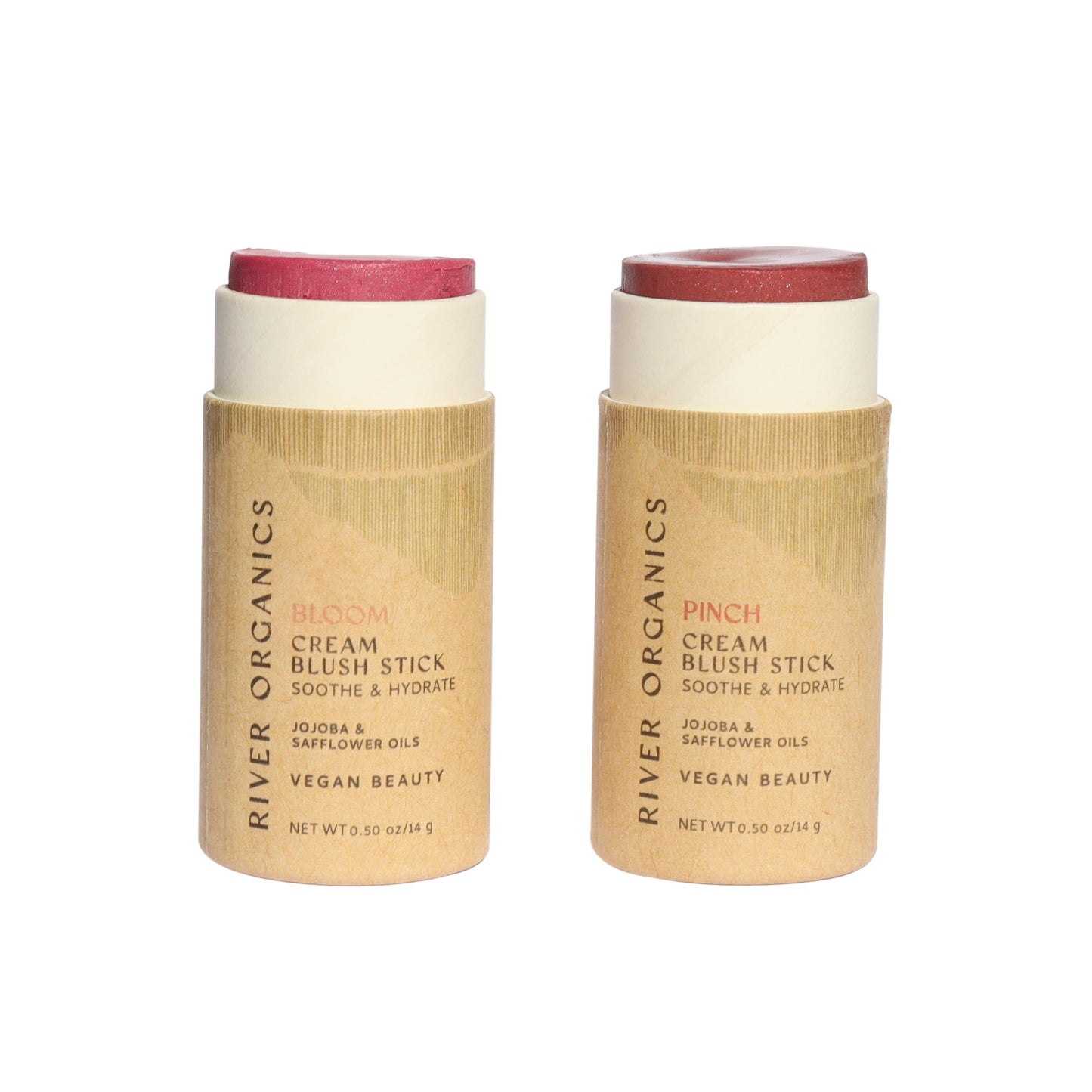 Creamy Vegan Blush Sticks | Set of 2 Mix & Match - River Organics