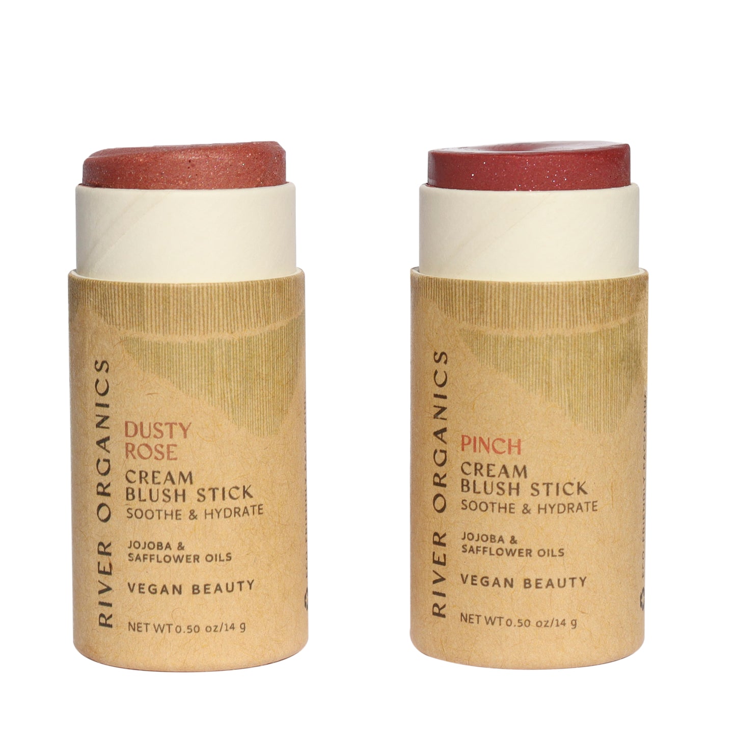 Creamy Vegan Blush Sticks | Set of 2 Mix & Match - River Organics
