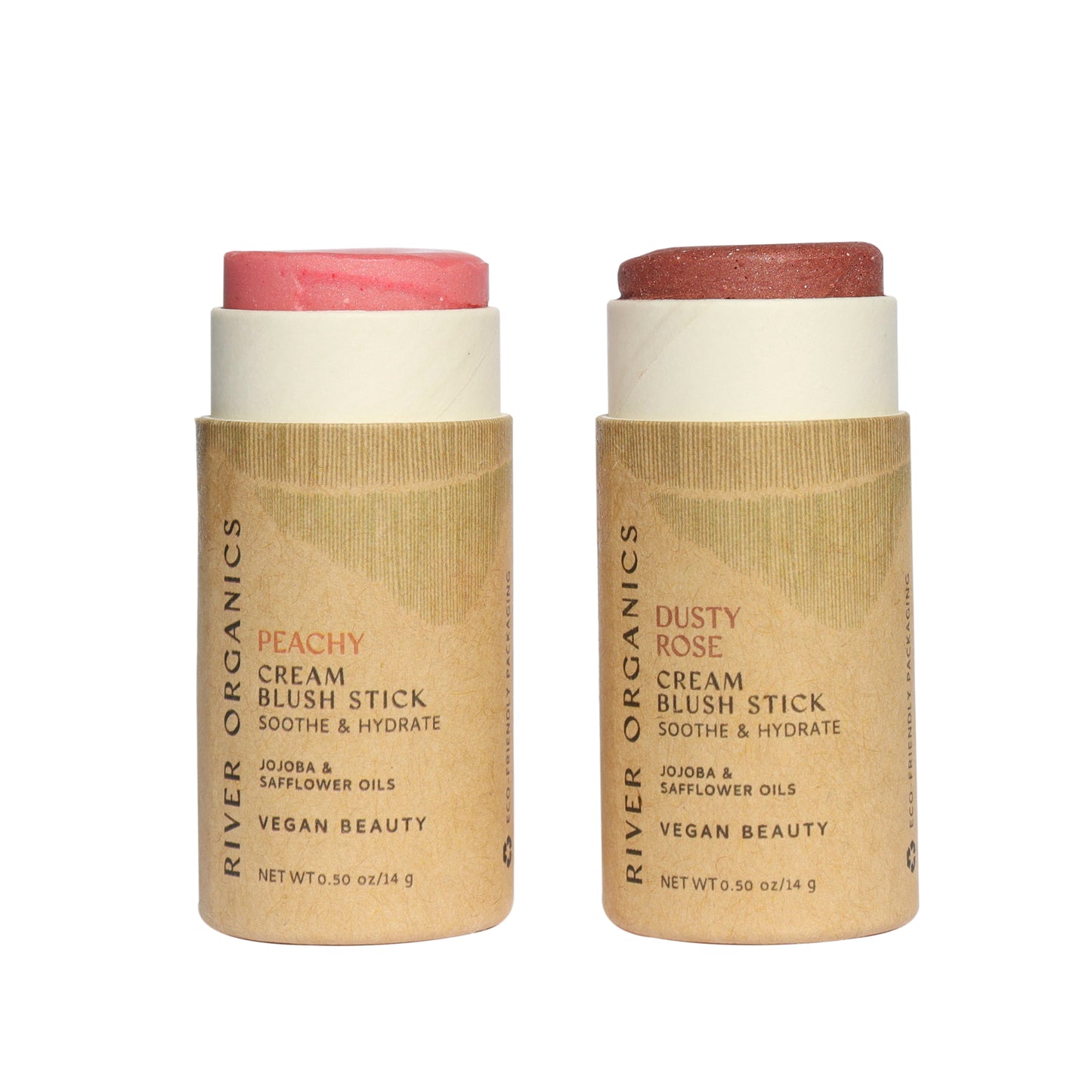 Creamy Vegan Blush Sticks | Set of 2 Mix & Match - River Organics