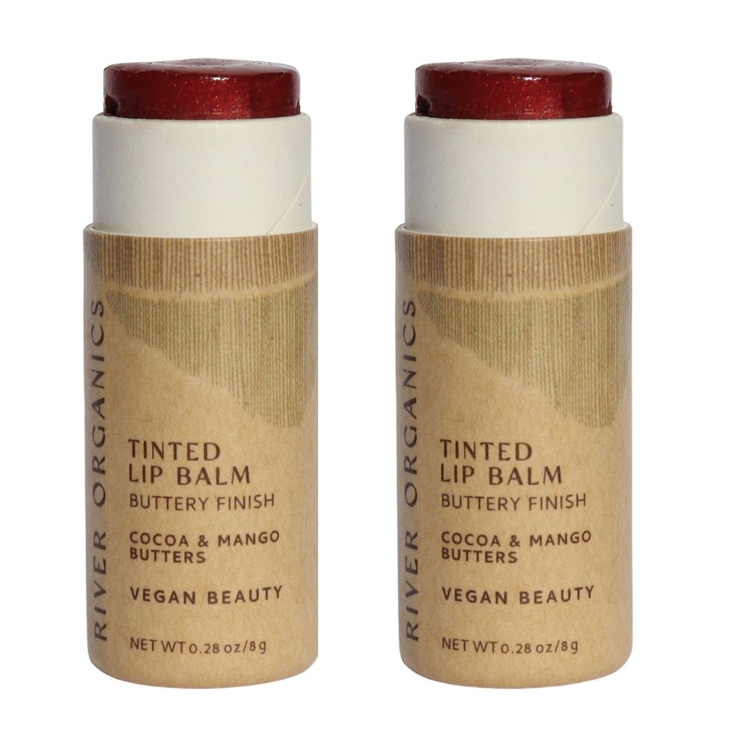 Set of 2 Lip Balms or Lip Stains - River Organics