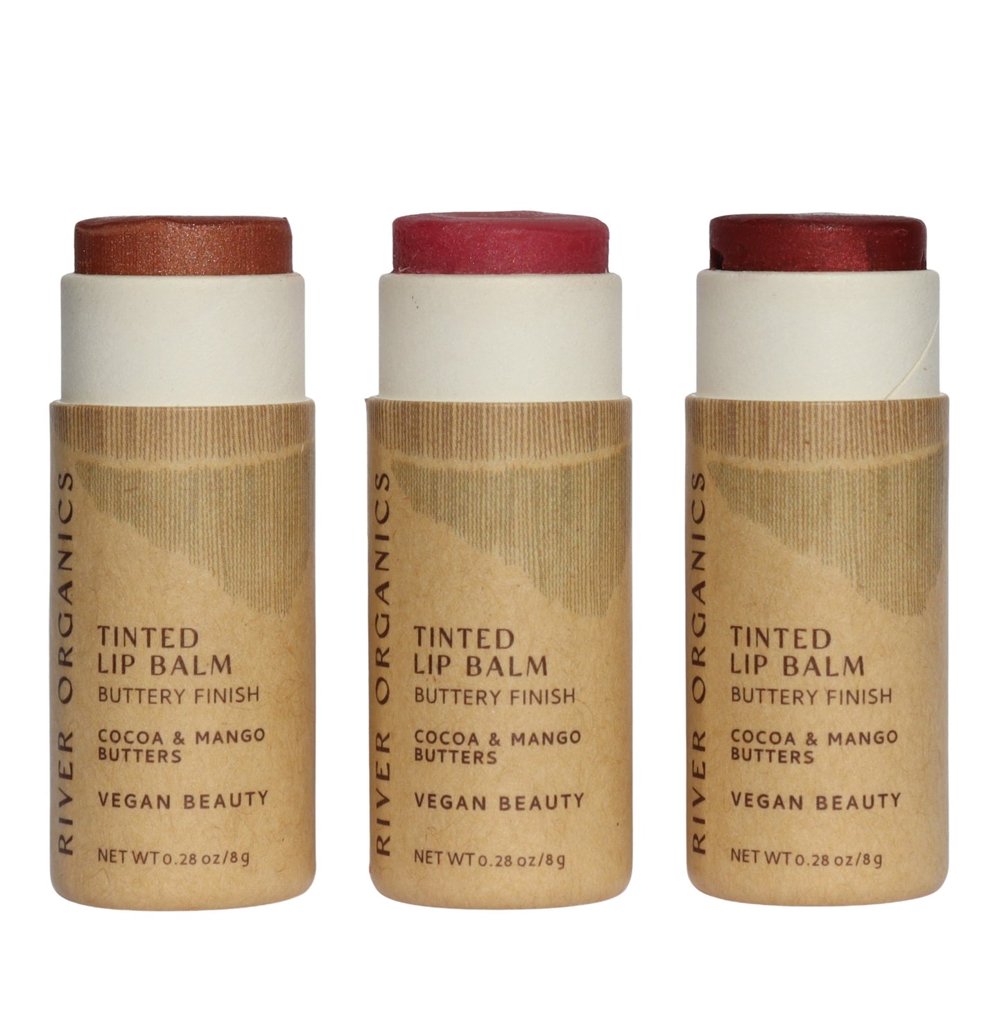 Tinted Vegan Lip Balms - River Organics