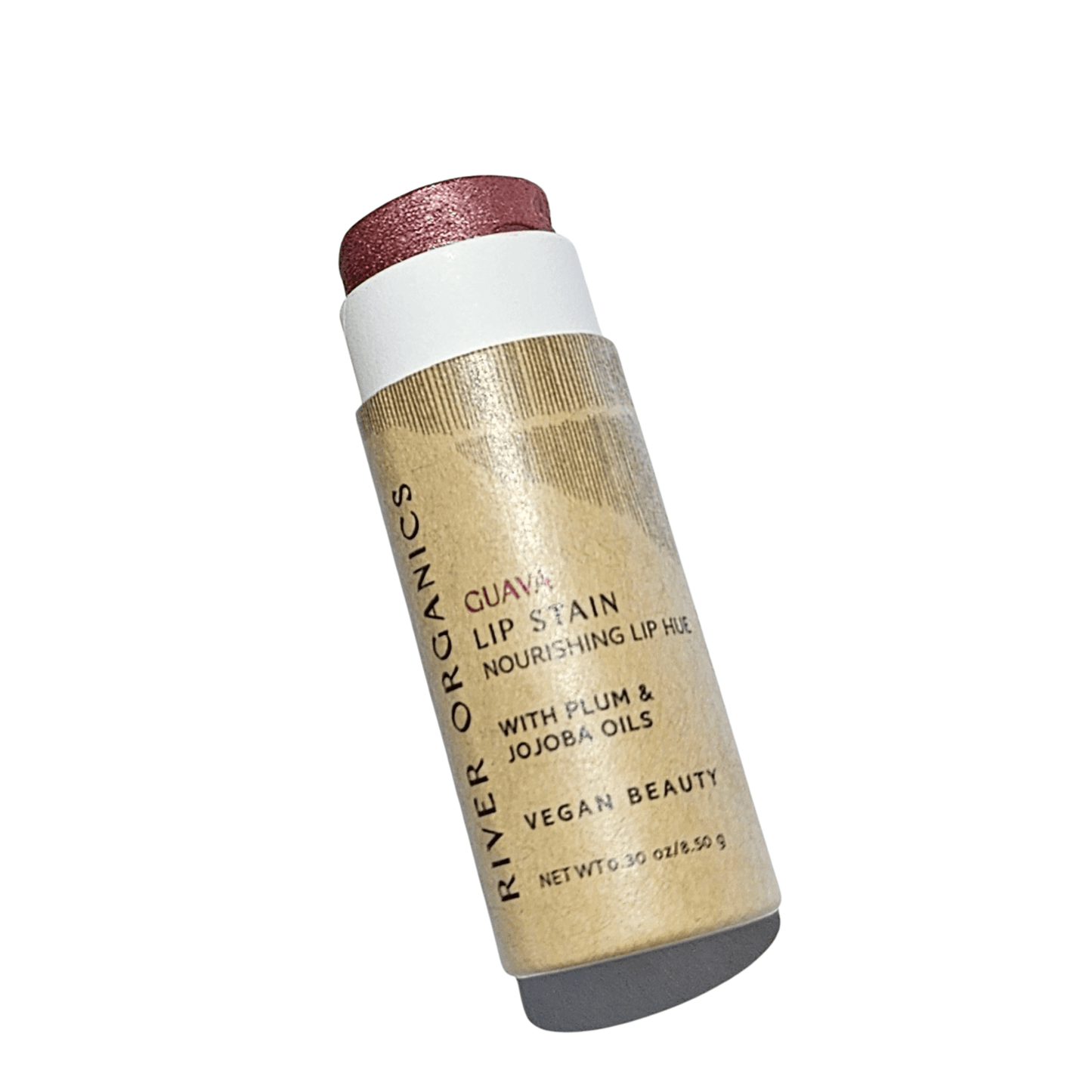 Guava Lip Stain in Craft packaging by River ORganics